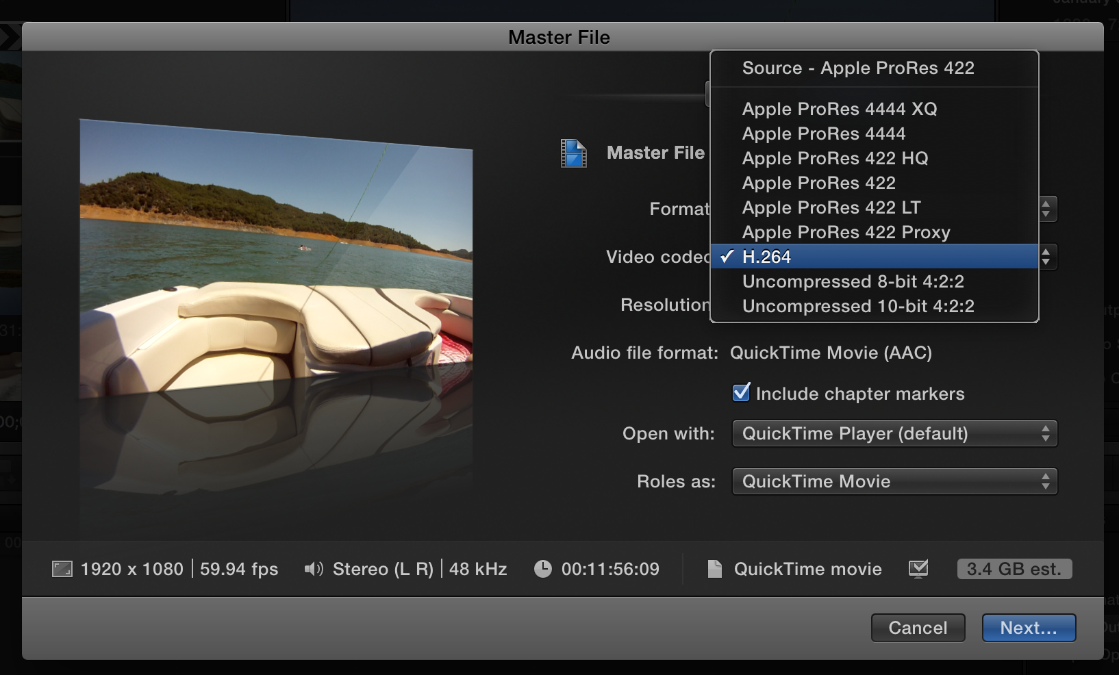 Master File Settings